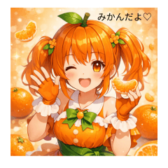 Energetic Fruit Girl