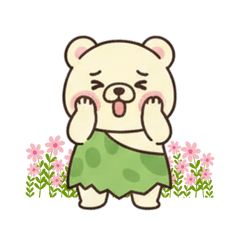 Fluffy White Bear: Daily Cuteness