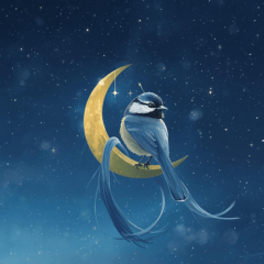 Fantasy Bird Stickers
