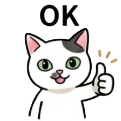 Salmon the cat sticker 1