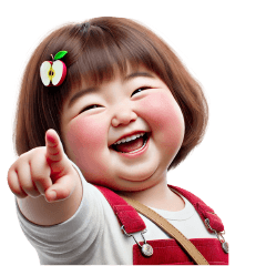 Chubby Girl Funny face185 EN