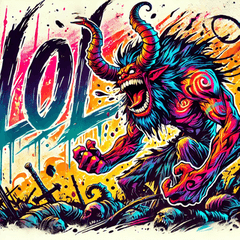 鬼、降臨。―極彩インク―