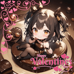 A Little Chocolate Happiness Girl