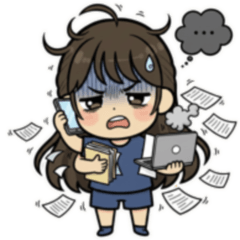 working posture (Mochi)