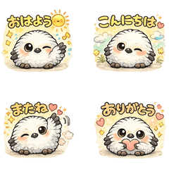 สติ๊กเกอร์ชิมะเอนากะนุ่มฟู ใช้ได้ทุกวัน