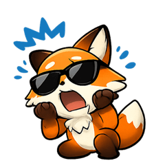 สุนัขจิ้งจอกใส่แว่นคูล @SFW