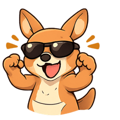 จิงโจ้ใส่แว่นสุดคูล @SFW