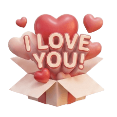 ハートいっぱい3D！ハッピーバレンタイン