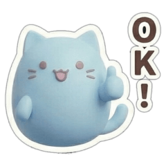 Mochi Clay Cat Daily Stickers2