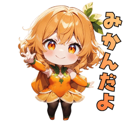 Fresh Picked orange Girl