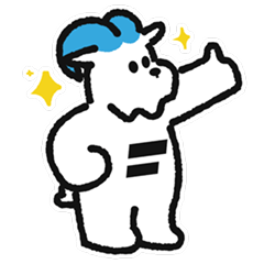 エンスポーツのヤギ 手描き風スタンプ