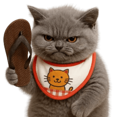 nong toa grey cat cute (No text)