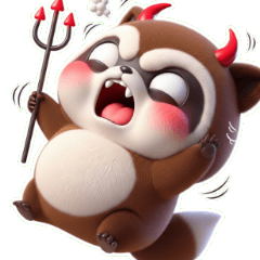 Life is Hard The Chubby Raccoon Can