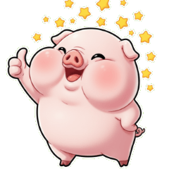 OMG! Its a Pink Pig! Speechless Surp