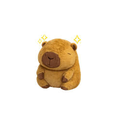plush capybara