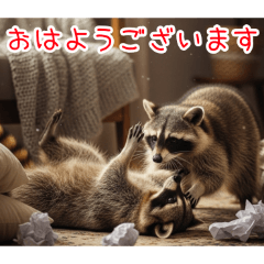 [おはようございます専用]アライグマ