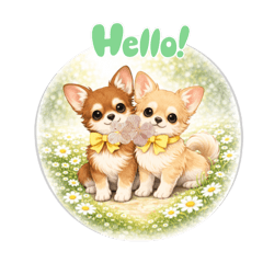 キュートなチワワの日常スタンプ