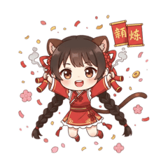 Monkey Year Girl