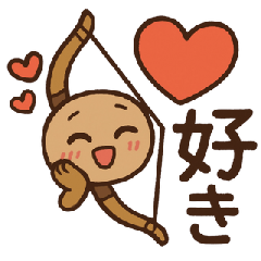 Cute Kyudo-themed stickers