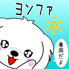 ♦️ヨンファ専用♦️使える名前スタンプ