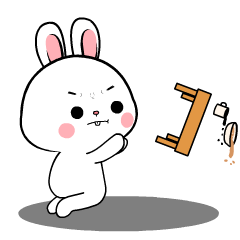 Funny Rabbit 3 : Pop-up stickers