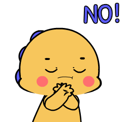 Yellow Dino 10 : Effect stickers