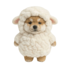 着ぐるみの柴犬(文字なし)
