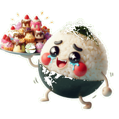 Kakak Adik Onigiri Mengemis Tolong Beri