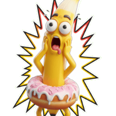 Penuh Energi, Mari Berlari! Pisang Jatuh