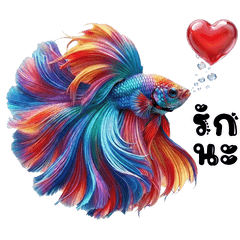 Betta fish are cute and mischievous.