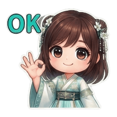 古風可愛女孩