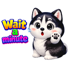 ฮัสกี้อ้วน 3D น่ารัก ใช้ได้ทุกวัน