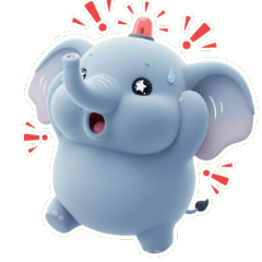 圓滾滾大象加油啦