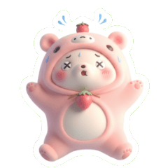 Beruang Pink Lapar Banget!