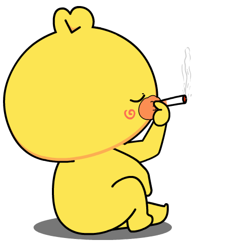 Weird Yellow Bird 8 : Pop-up stickers