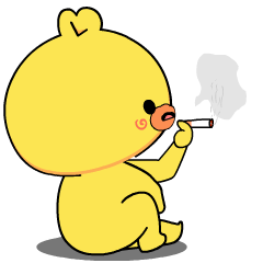 Weird Yellow Bird 8 : Pop-up stickers