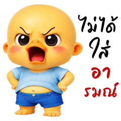 เป็ดหัวโล้น 3D (บิ๊กสติกเกอร์)