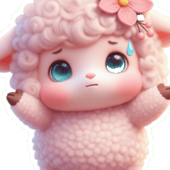 Pelukan Domba Kapas Jangan Sedih, Ya!