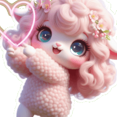 Domba Kecil Pink Tidak Bisa Menolakmu