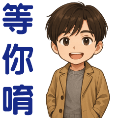 Cute Boy - Everyday Useful Stickers