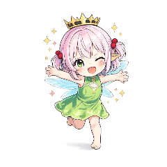 Expressive Fairy Stickers