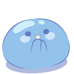 Round Slime : Pop-up stickers