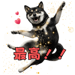 Overexcited Black Shiba - mega pack 40