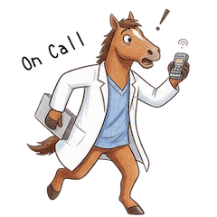 馬ドクターの忙しい日々