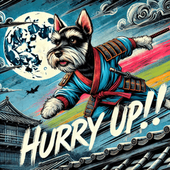 ชเนาเซอร์นินจาสีสันสดใส