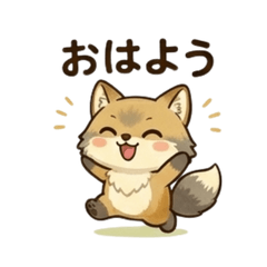 Kawaii Fox Emoji Stickers