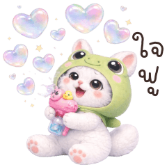 Rabbit Frog cute cuteeeeeee