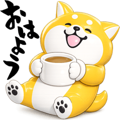 3Dぽい ふでしば、筆文字