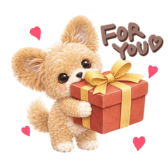 Fluffy ChiwaPoo Stickers