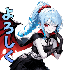 Dark Cute Happy Dracula